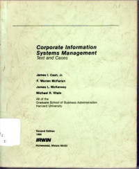 Image of Corporate Information System Management: Text and Cases