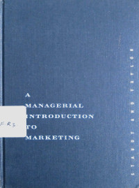 Image of A managerial introduction to marketing