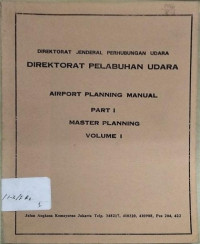 Image of Airport planning manual