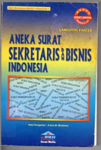 Image of Aneka Surat Sekretaris Dan Bisnis Indonesia