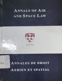 Image of Annals of air and space law: Vol. iv