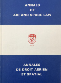 Image of Annals of air and space law: Vol. xiv