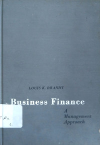 Image of Business finance: A management approach