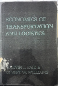 Image of Economics of Transportation and Logistics