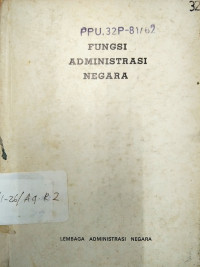 Image of Fungsi administrasi negara