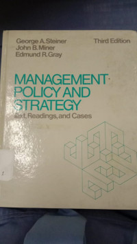 Image of Management Policy And Strategy