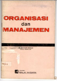 Image of Organisasi dan Manajemen