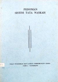 Image of Pedoman sistim tata naskah
